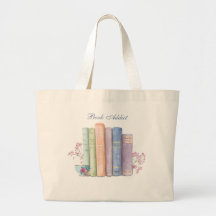 Bok Addict Anpassade Tote Bag