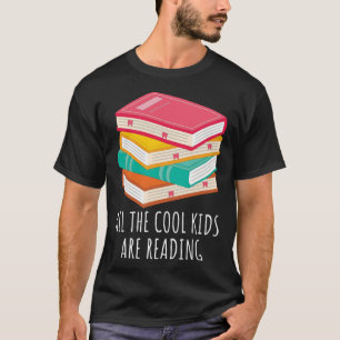 Bok Alla Coolor som barn läser T Shirt