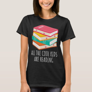 Bok Alla Coolor som barn läser T Shirt