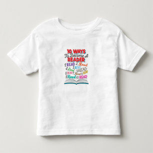 Bok Älskare 10 sätt att bli läsare T Shirt