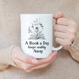 Bok Älskare A Bok per dag.. Kaffemugg
