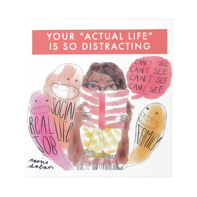 Bok-Älskare Anteckningsblock (Framsida)