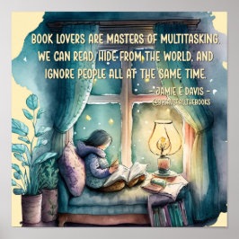 Bok Älskare är mästare på multitasking Poster