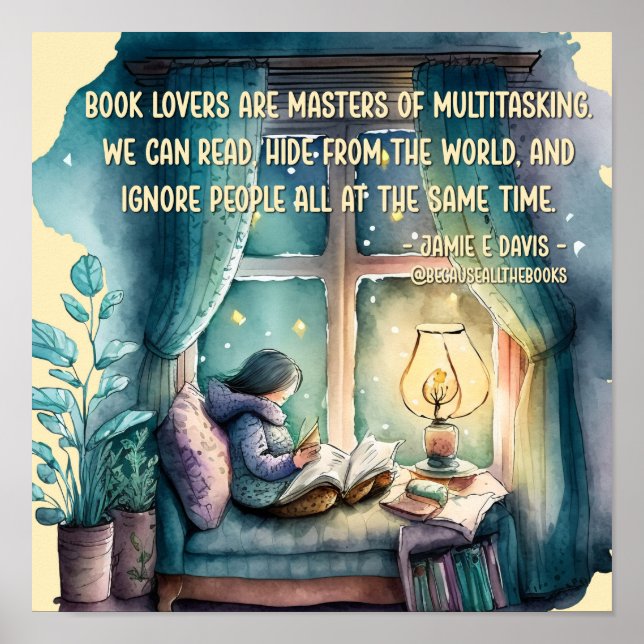 Bok Älskare är mästare på multitasking Poster (Framsidan)