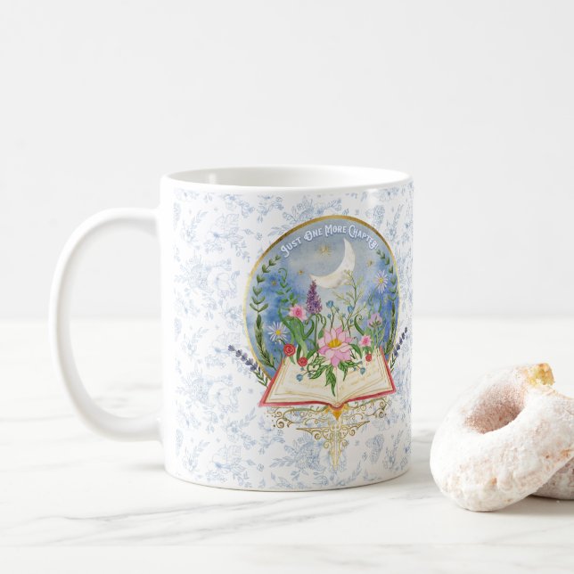 Bok Älskare - bara ytterligare en Blommigt för vat Kaffemugg (Med munk)