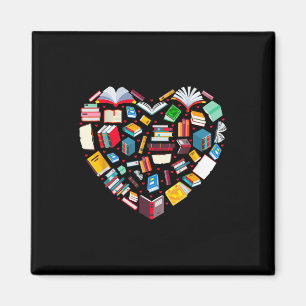 Bok Älskare bibliotekariatlärarinna Bookish Bokar Magnet