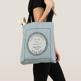 Bok Älskare Blue Personlig Tote Bag Bag Tygkasse