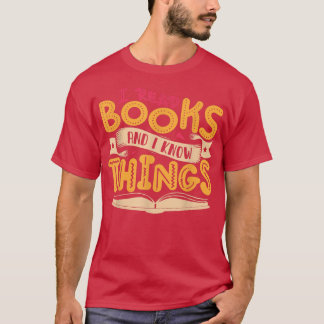 Bok Älskare citat Bibrarian Pun Bok Reg. D. T Shirt