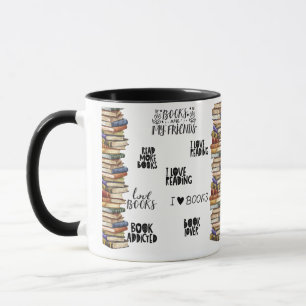 Bok Älskare Coffee Mugg