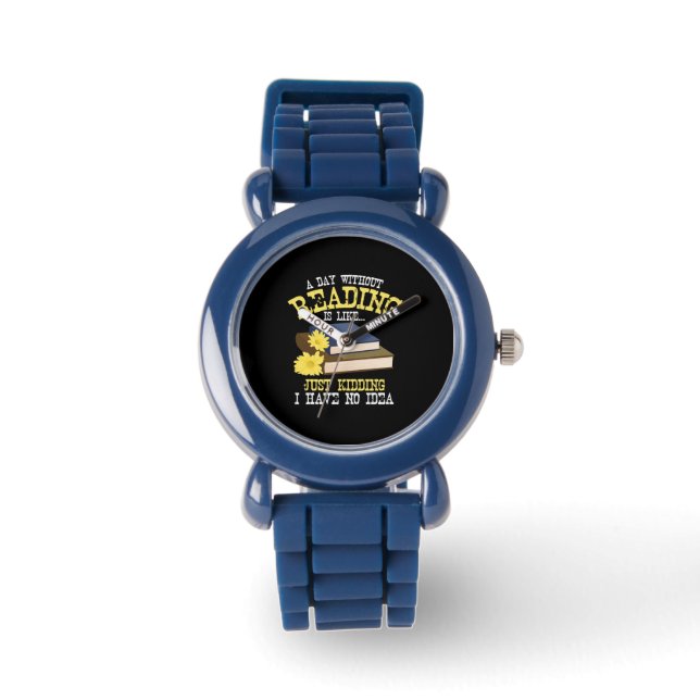 Bok Älskare - en dag utan läsning Armbandsur (Framsida)