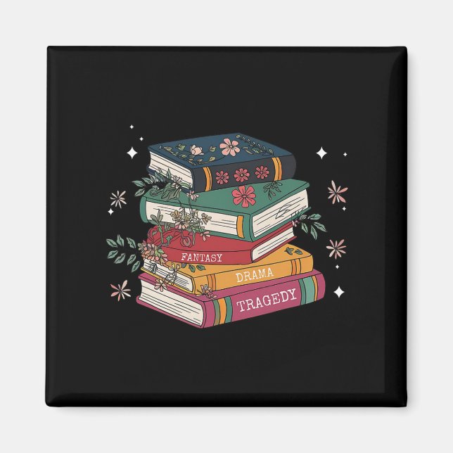 Bok Älskare Fantasy Drama Tragedy Subtle 8647 Trum Magnet (Framsidan)