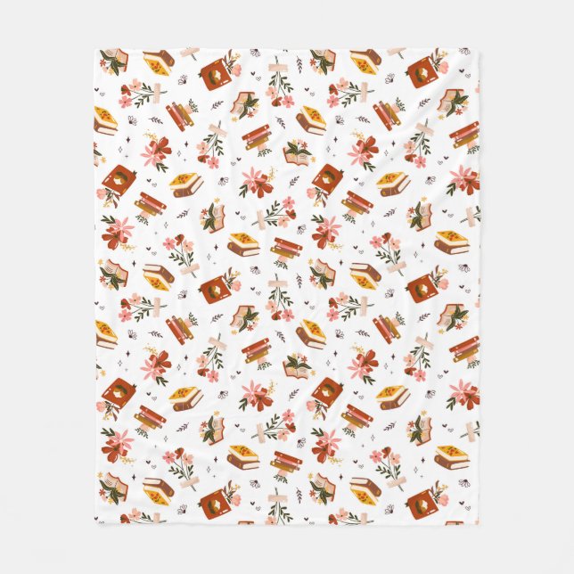 Bok Älskare Fleecefilt (Framsidan)