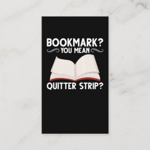 Bok Älskare Funny Bookworm Joke Visitkort