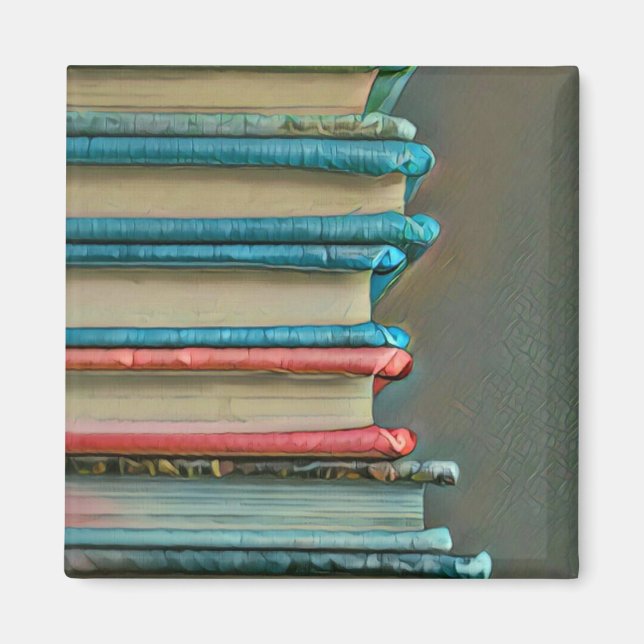 Bok älskare-gåva magnet (Framsidan)