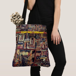 Bok Älskare Gift Ideas - Carry all Tote Tygkasse