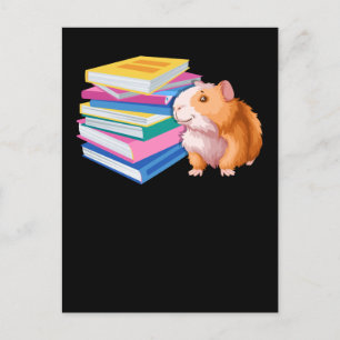 Bok Älskare Guinea Gris Vykort
