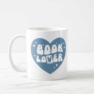 Bok Älskare Heart Kaffemugg