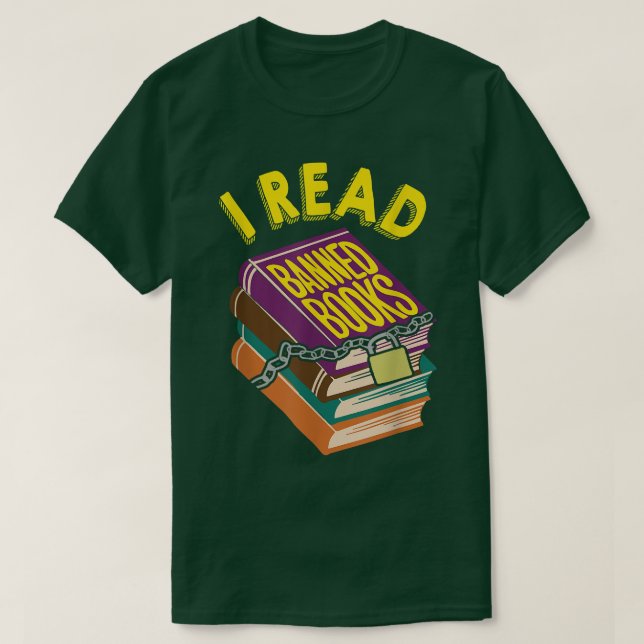Bok Älskare I: Läs Bannad bibliotekarie i Bokar T Shirt (Design framsida)