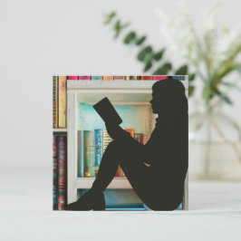 Bok Älskare Julkort