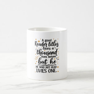 Bok Älskare Kaffemugg