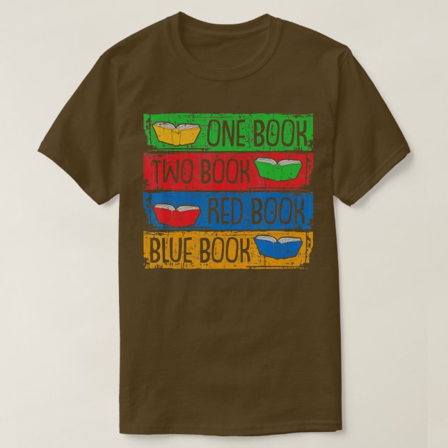Bok Älskare-läsbokWorm Bibliophiles Nerds Lib T Shirt (Design framsida)