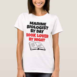 Bok Älskare marinbiolog Tee Shirt