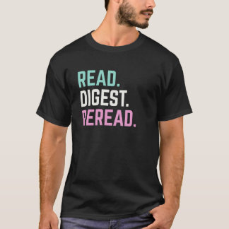 Bok Älskare och utbildningsentusiaster T Shirt