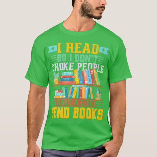 Bok Älskare Pun Bok-lästformulering för Bibliotek T Shirt