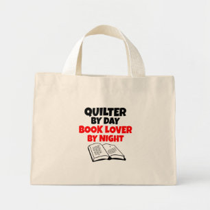 Bok Älskare Quilter Mini Tygkasse