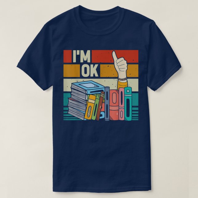 Bok Älskare Reader Bookworm93 T Shirt (Design framsida)