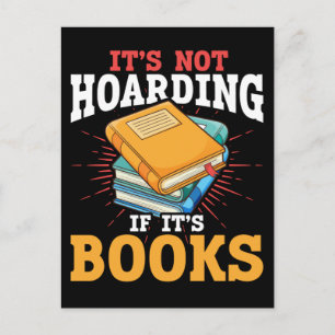 Bok Älskare Reader Humor Funny Bookworm Joke Vykort