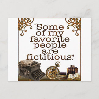 Bok Älskare / Skrivare & författare Vykort