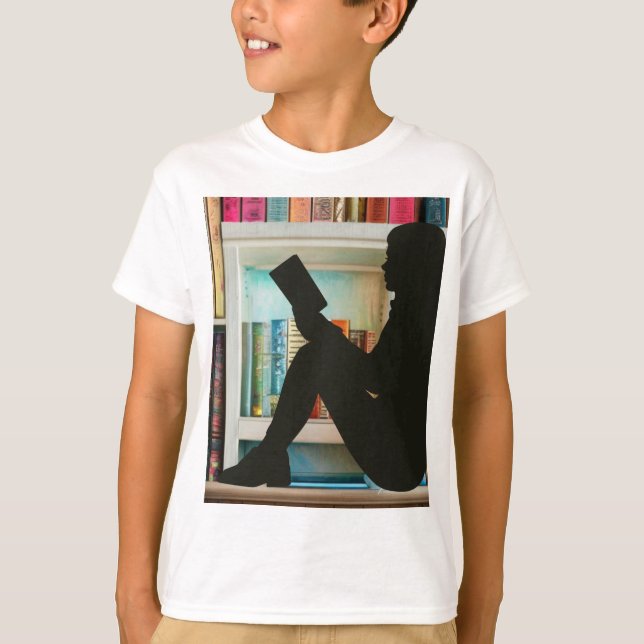 Bok Älskare T Shirt (Framsida)