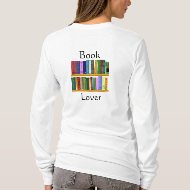 Bok Älskare Tee Shirt (Baksida)