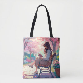 Bok Älskare Tote Bag Tygkasse