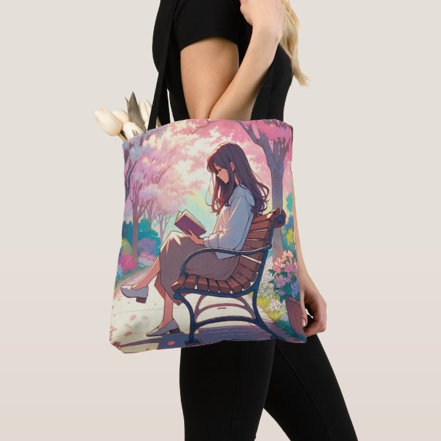 Bok Älskare Tote Bag Tygkasse (Närbild)