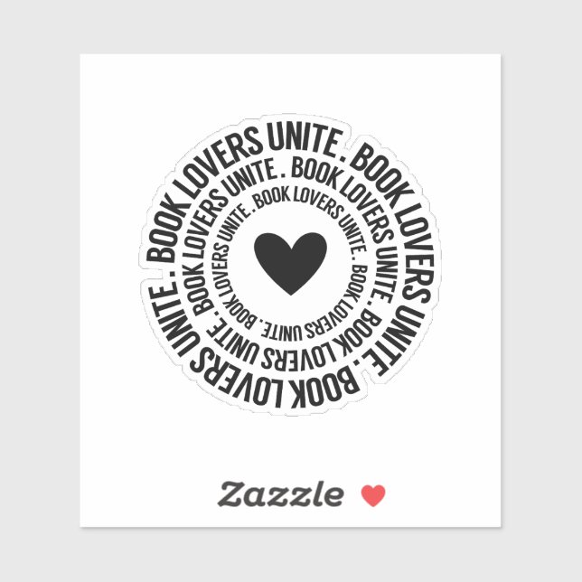 Bok Älskare Unite Klistermärken (Ark)