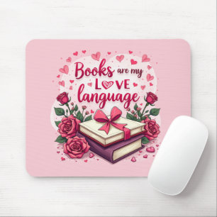 Bok Älskare Valentine Romantic Reading Aesthetic Musmatta