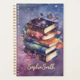 Bok Älskare Whimsical Stack of Bokar