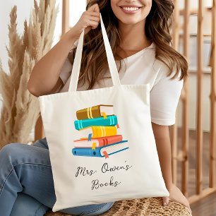 Bok Älskare Women Librarian Bookish Readers Anpass Tygkasse