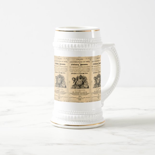 Bok av kulinariska förgiftningar 1820 antika skall sejdel (Framsida höger)