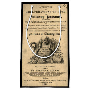 Bok av matförgiftningar från 1820 antika skalle