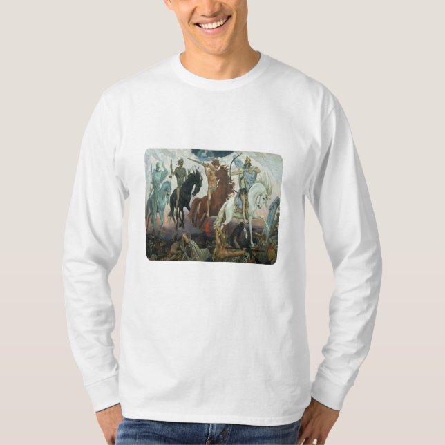 Bok av skicklig ryttare för uppenbarelse fyra av tee (Framsida)