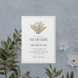 Bok Baby Shower Inbjudningar