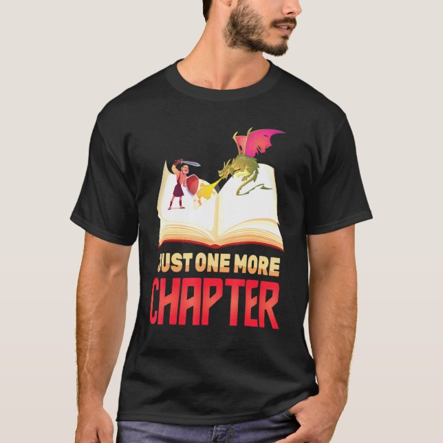 Bok Bara ett kapitel till: Knight Novel T Shirt (Framsida)