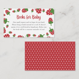 Bok Begär Berry Sweet Baby Shower Strawberry Tilläggskort