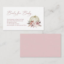 Bok begäran Fall Rosa Little Pumpkin Baby Shower