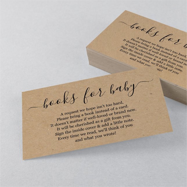 Bok-begäran om inbjudan till babyåskådare - Rustic (Skapare uppladdad)