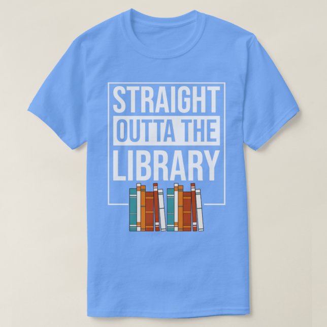 Bok Bibliotek Älskare, klok bibliotekarie i Älskar T Shirt (Design framsida)