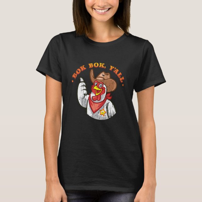 Bok bok, alla - höns t shirt (Framsida)